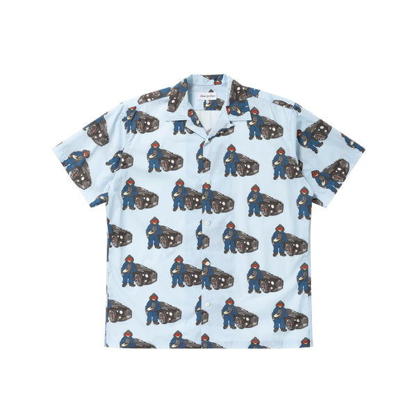 GT BOY S/S SHIRT LIGHT BLUE