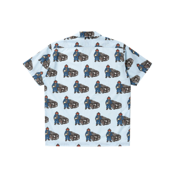 GT BOY S/S SHIRT LIGHT BLUE