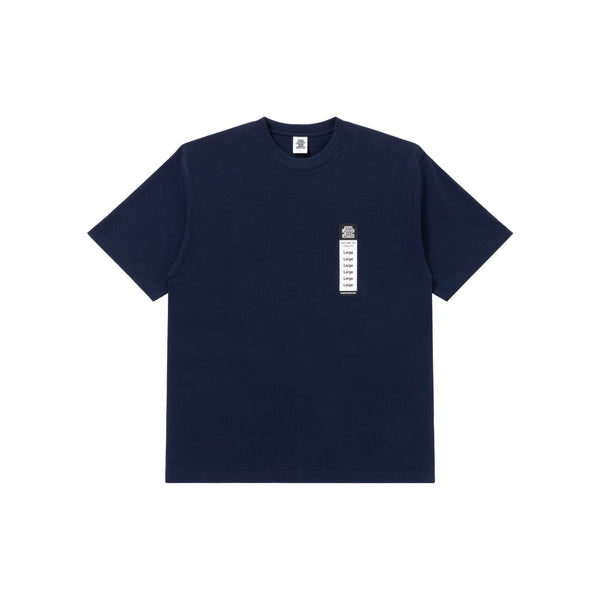 SIZE LABEL TEE NAVY