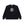 KANJI LABEL TYPEFACE CREW SWEAT BLACK
