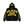 COLLEGE LOGO ZIP HOODIE BLACK