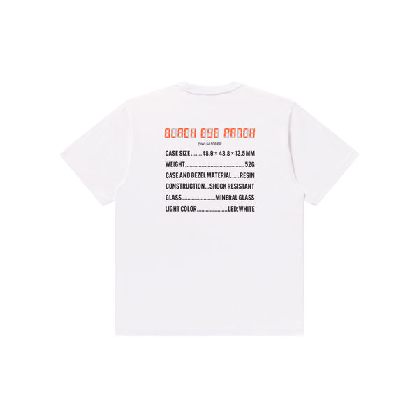 BlackEyePatch x G-SHOCK TEE WHITE