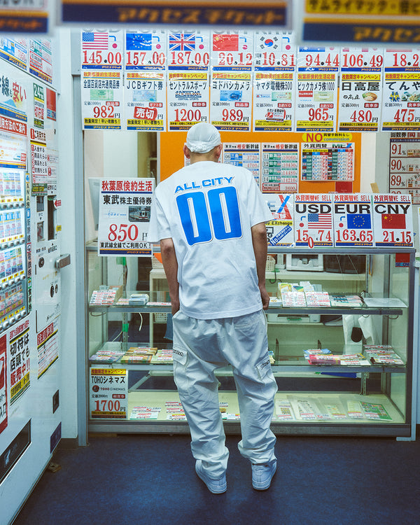 ALL CITY SPORT LOGO TEE WHITE