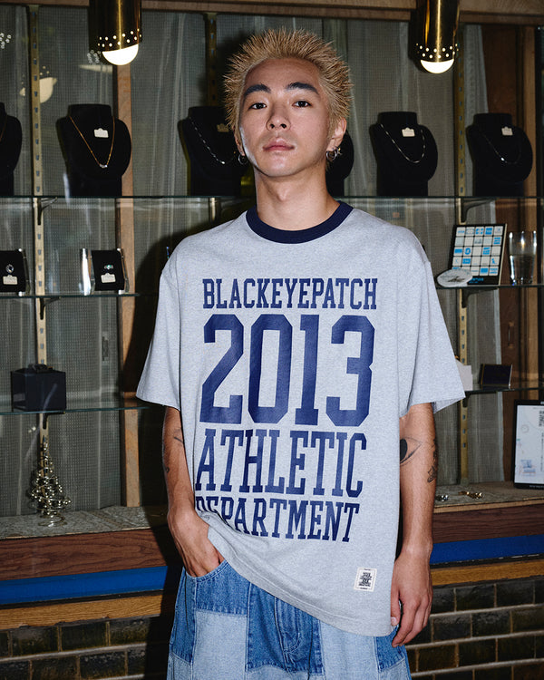 ATHLETIC DEPARTMENT TEE HEATHER GRAY