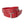 STUDDED LEATHER BELT RED