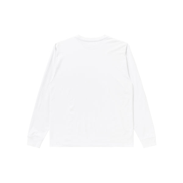 OG LABEL L/S TEE WHITE