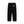 COLLEGE LOGO SNAP BUTTON SWEATPANTS BLACK