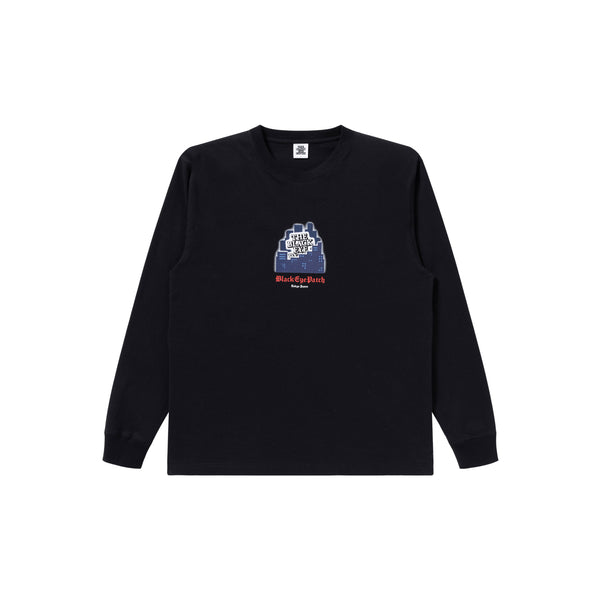 SKYLINE OG L/S TEE BLACK