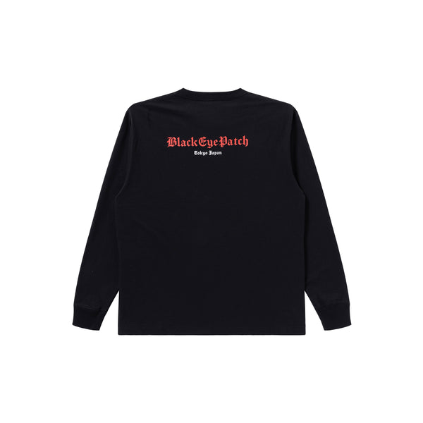 SKYLINE OG L/S TEE BLACK