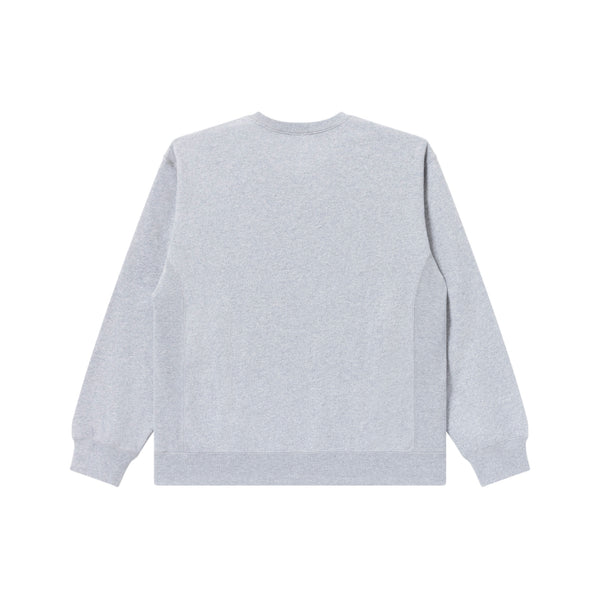 CURRENSY EMBLEM CREW SWEAT HEATHER GRAY
