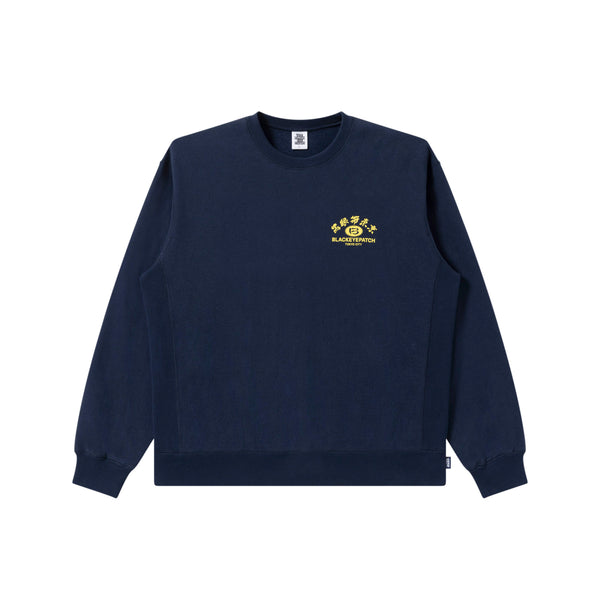 ANGRY DRAGON CREW SWEAT NAVY
