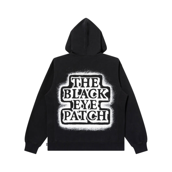 SPRAYED OG LABEL HOODIE BLACK