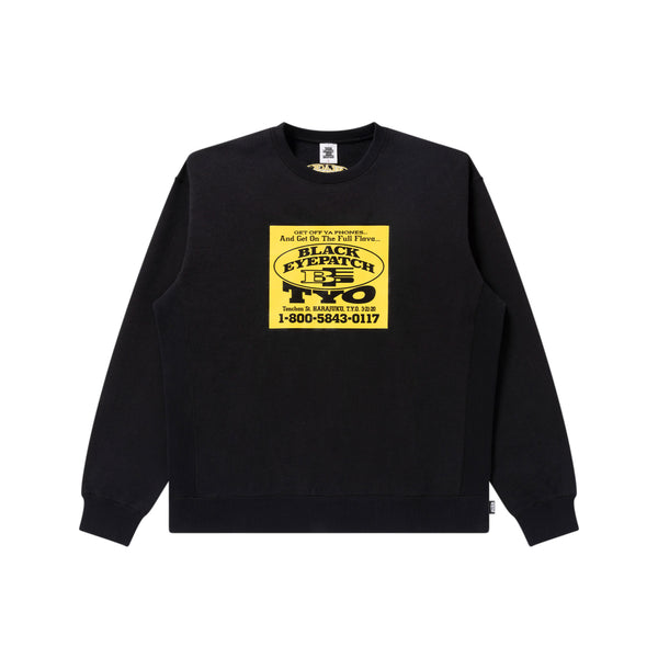 FULL FLAVA CREW SWEAT BLACK