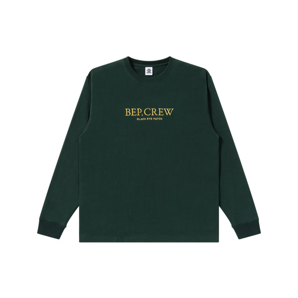 BEP CREW LOGO L/S TEE GREEN