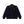 DRAGON SWIRL LOGO FAUX LEATHER JACKET BLACK