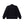 DRAGON SWIRL LOGO FAUX LEATHER JACKET BLACK