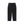 B EMBLEM DOUBLE KNEE DENIM PANTS BLACK