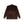 SMALL HWC COLLARED VELOUR PULLOVER BROWN