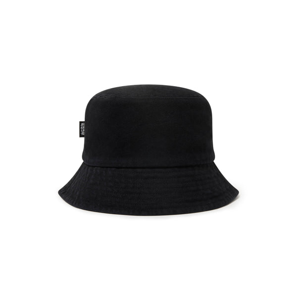 SMALL HWC DAMAGED BUCKET HAT BLACK