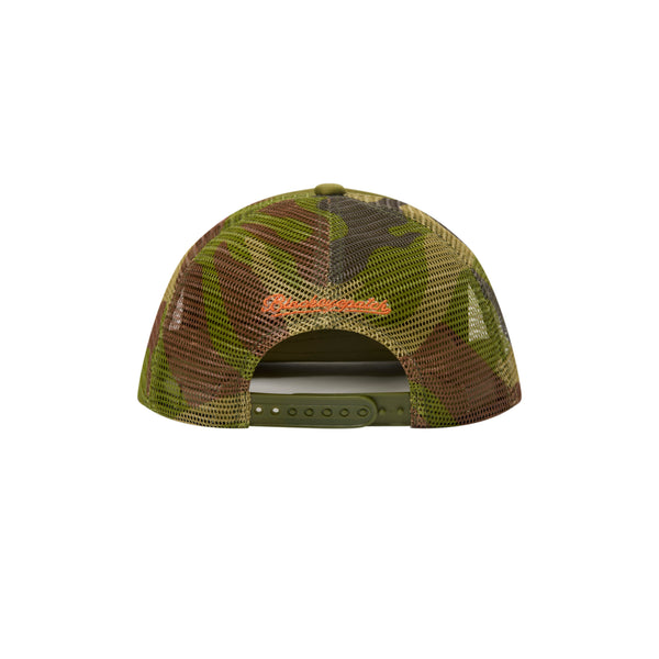 STENCIL LOGO MESH CAP OLIVE