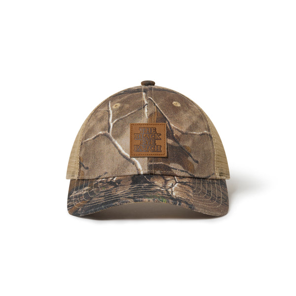 LEATHER PATCHED REAL TREE MESH CAP