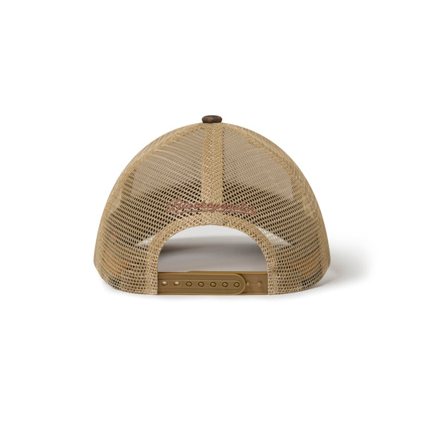 LEATHER PATCHED REAL TREE MESH CAP