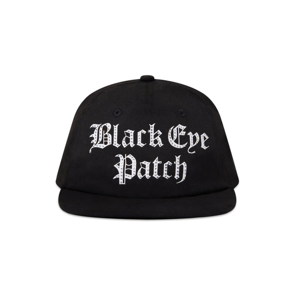 RHINESTONED OE LOGO CAP BLACK