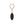 OE LOGO OVAL PLATE KEYCHAIN GOLD