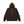 HWC LABEL HOODIE DARK BROWN