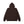 HWC LABEL HOODIE DARK BROWN