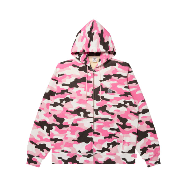 SMALL OG CAMO ZIP HOODIE PINK CAMO