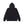 REFLECTOR EMBROIDERED SMALL HWC ZIP HOODIE BLACK