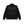 STENCIL LOGO HALF ZIP PULLOVER BLACK