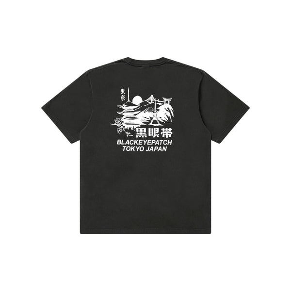 KAMON TOKYO SOUVENIR TEE PIGMENT CHARCOAL