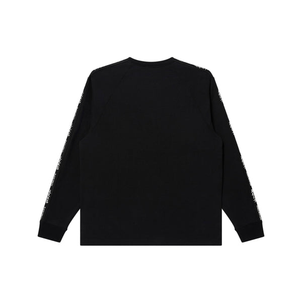 KANJI TAPED L/S TEE BLACK