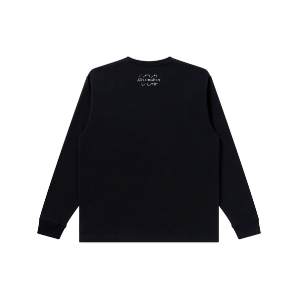 ASCII ART L/S TEE BLACK
