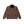 LEATHER PATCHED DUCK JACKET BROWN