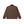 LEATHER PATCHED DUCK JACKET BROWN