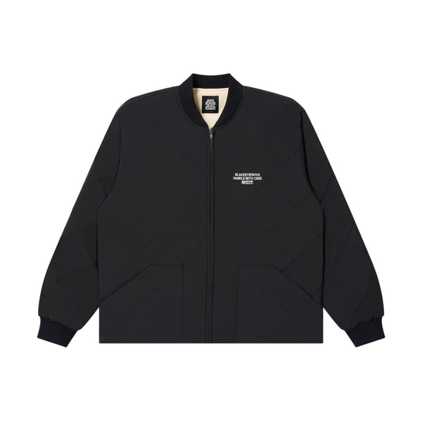 HWC EMBROIDERED QUILTED JACKET BLACK