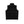 OE LOGO CORDUROY PUFFER VEST BLACK