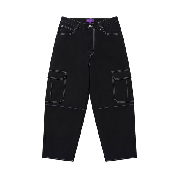 URBAN ARROWS BAGGY CARGO PANTS BLACK