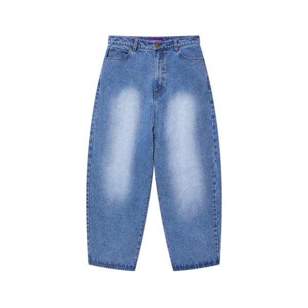 B EMBLEM EXTRA BAGGY JEANS INDIGO