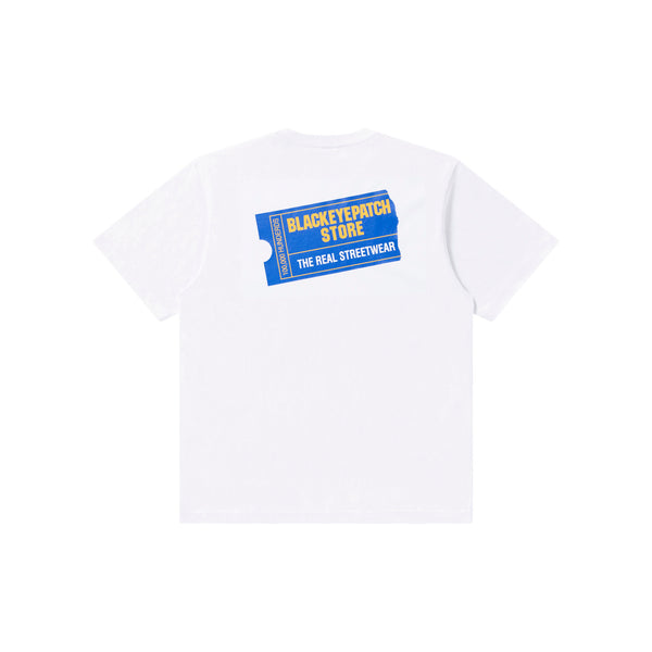 RENTAL TICKET LOGO TEE WHITE
