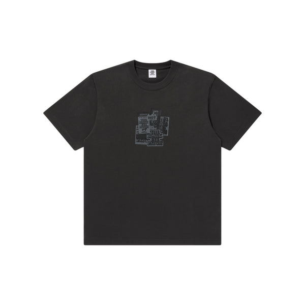 GRAYSCALE LABEL PACK TEE CHARCOAL