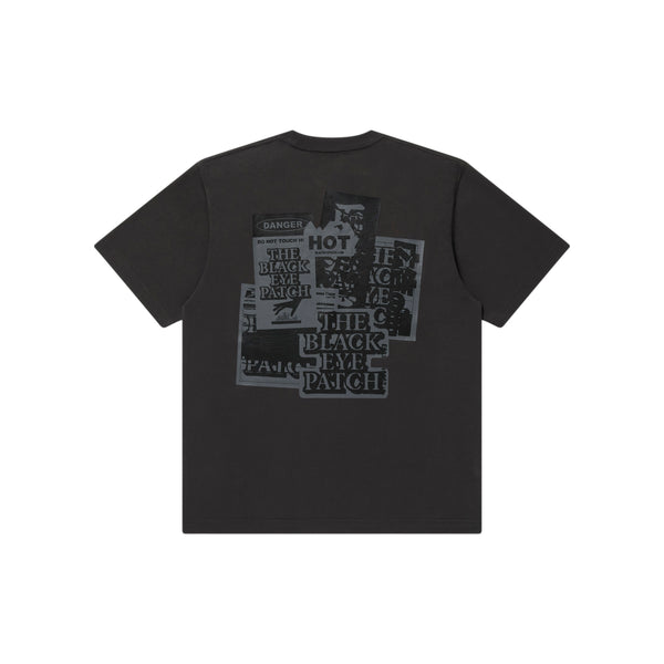 GRAYSCALE LABEL PACK TEE CHARCOAL