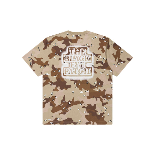 SPRAYED OG LABEL TEE DESERT CAMO