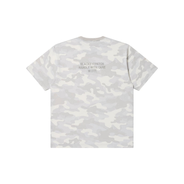 HWC LABEL EMBROIDERED TEE WHITE CAMO