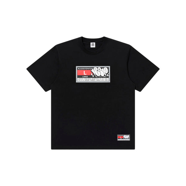 BIG SPORTS TAG TEE BLACK
