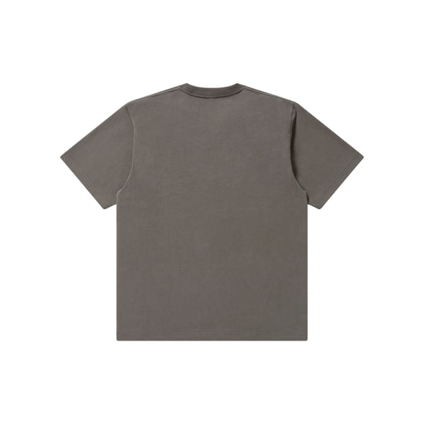 OE LOGO EMBROIDERED TEE CHARCOAL