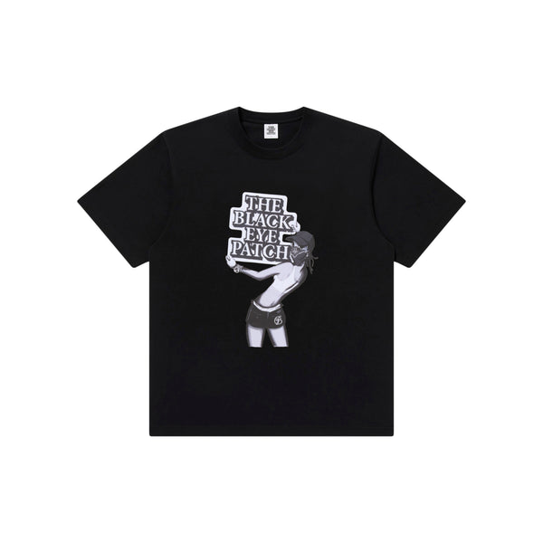 OG LABEL WORK GIRL TEE BLACK